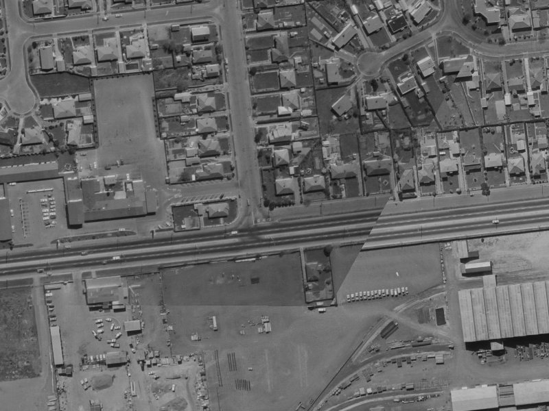 254 Blenheim Road from the air, 1970-1974