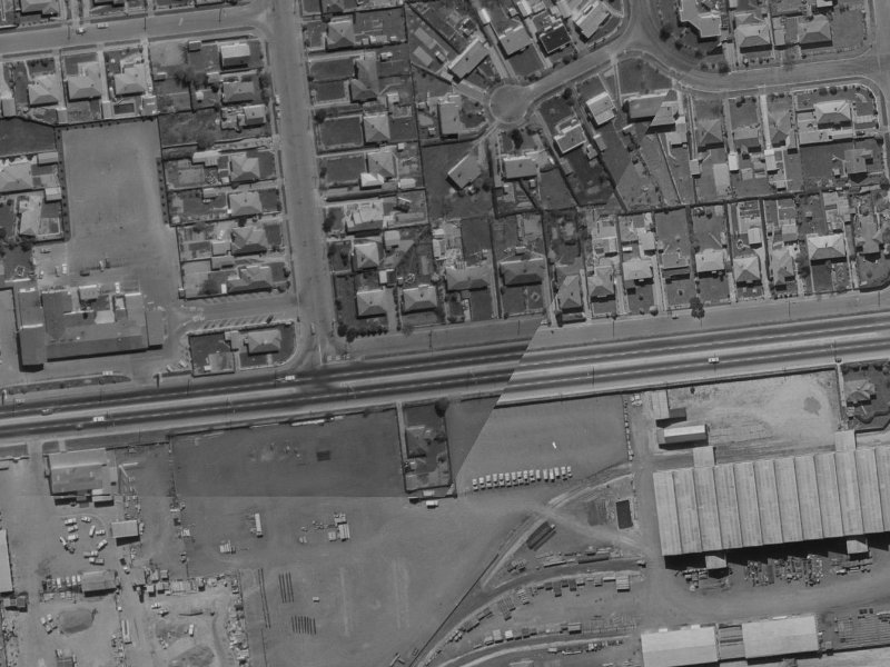 250 Blenheim Road from the air, 1970-1974