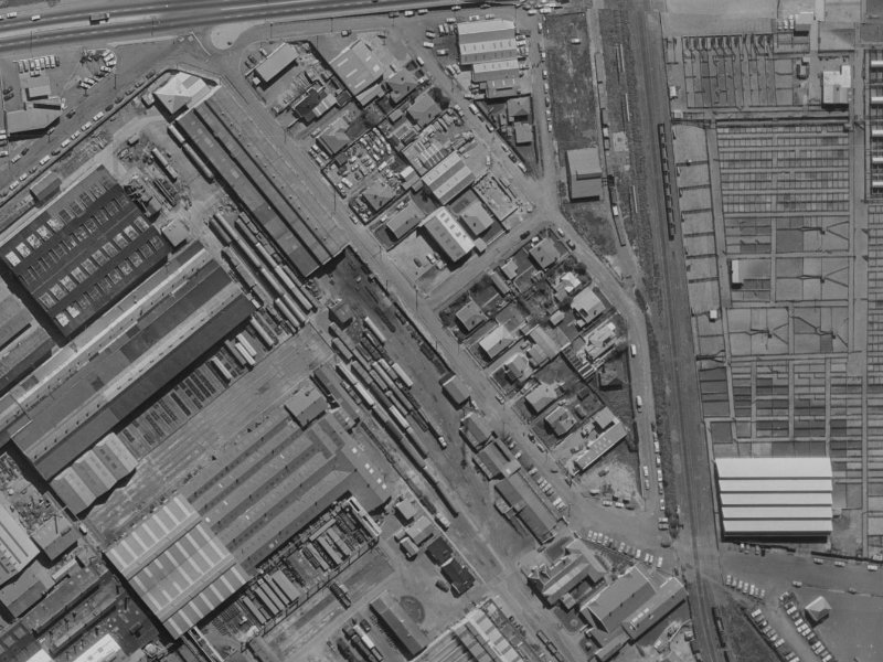 18 Lowe Street from the air, 1970-1974