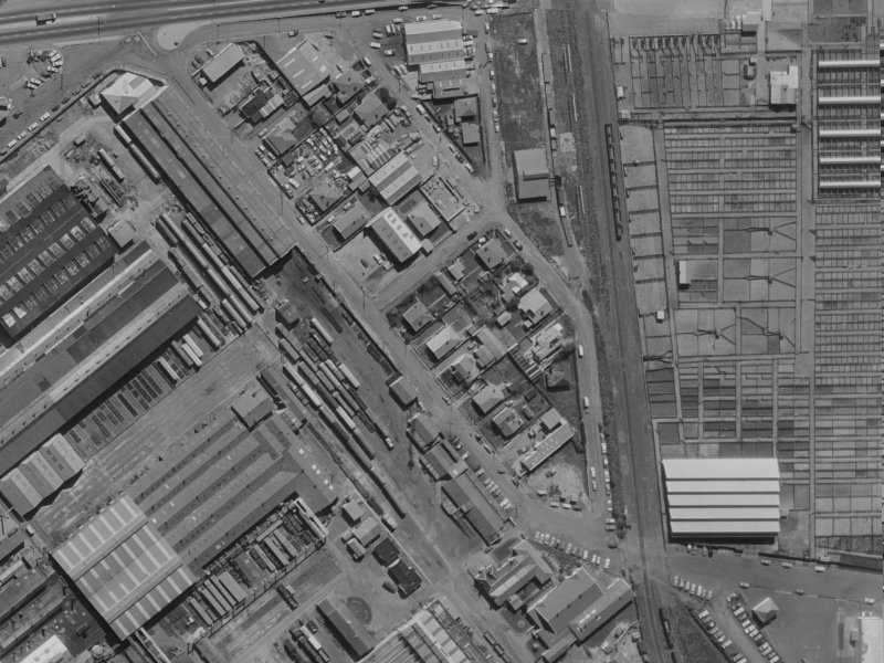 16 Lowe Street from the air, 1970-1974