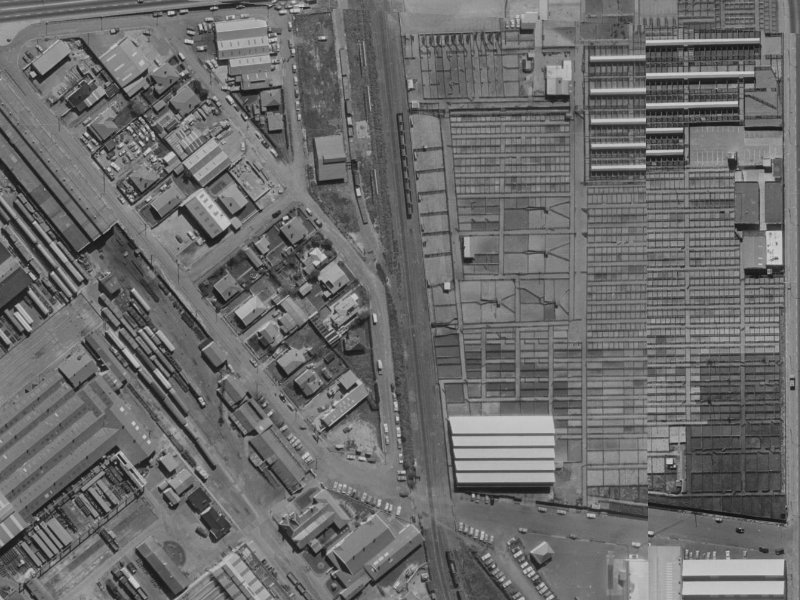 11 Tyne Street from the air, 1970-1974
