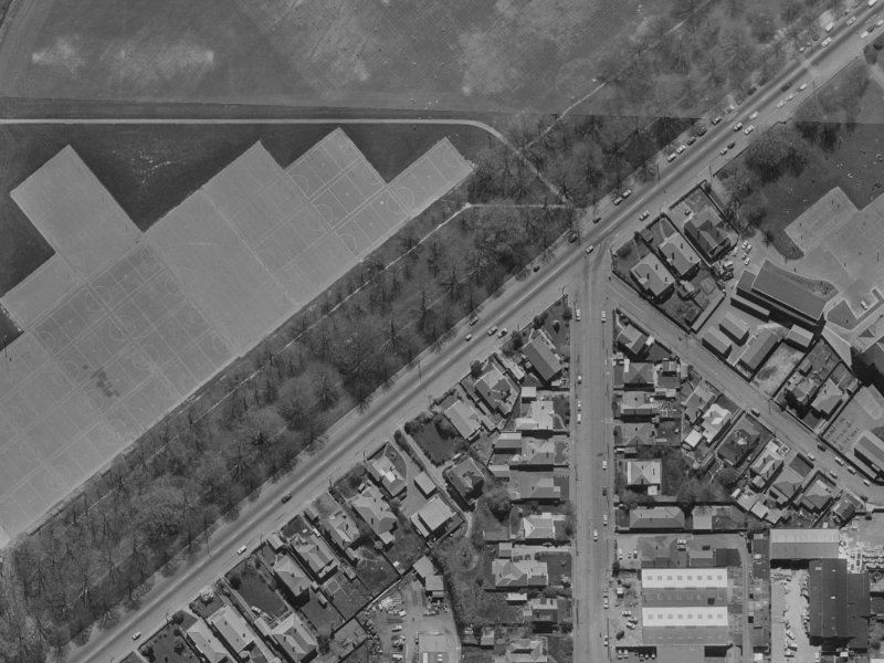 468 Hagley Avenue from the air, 1970-1974