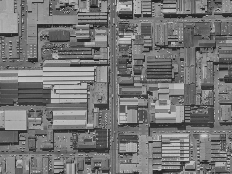 556A Colombo Street from the air, 1970-1974