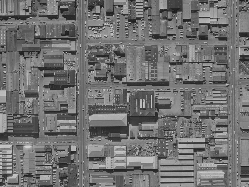10 Allen Street from the air, 1970-1974
