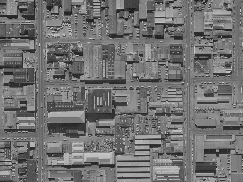 30 Allen Street from the air, 1970-1974