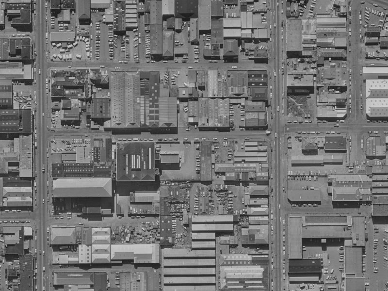 32 Allen Street from the air, 1970-1974