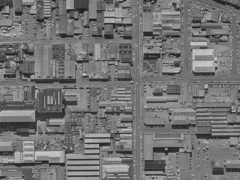 38 Allen Street from the air, 1970-1974