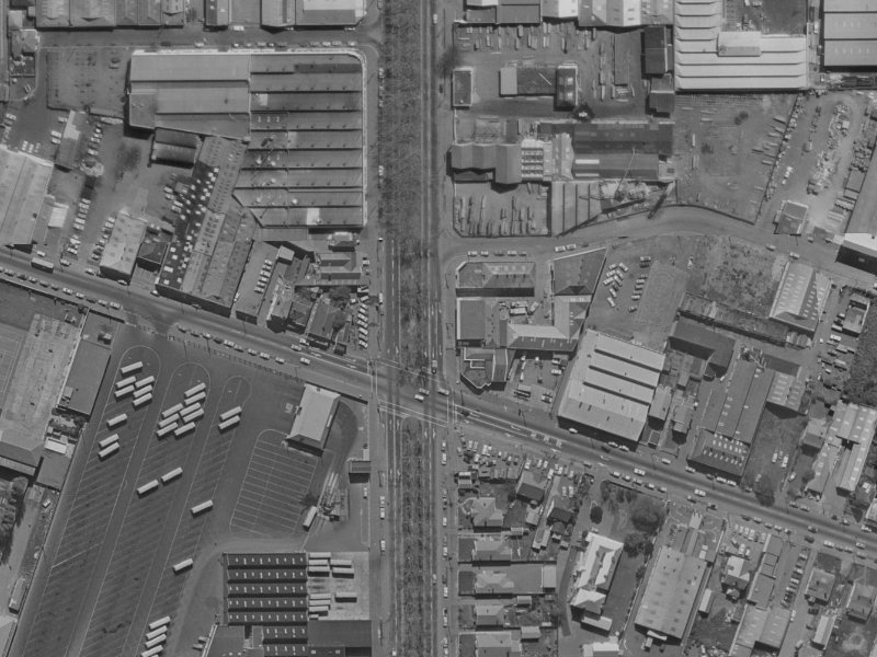 30 Fitzgerald Avenue from the air, 1970-1974