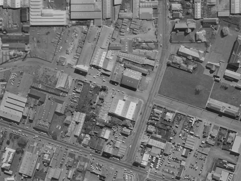 53 Leeds Street from the air, 1970-1974