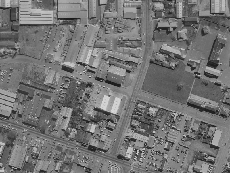 57 Leeds Street from the air, 1970-1974