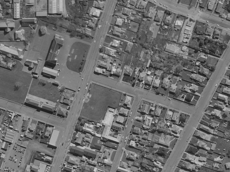 9 Cross Street from the air, 1970-1974