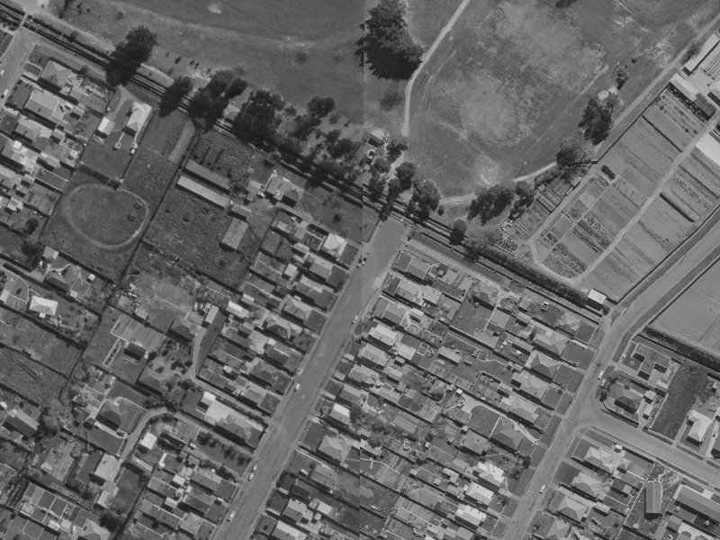 117 Mackworth Street from the air, 1970-1974