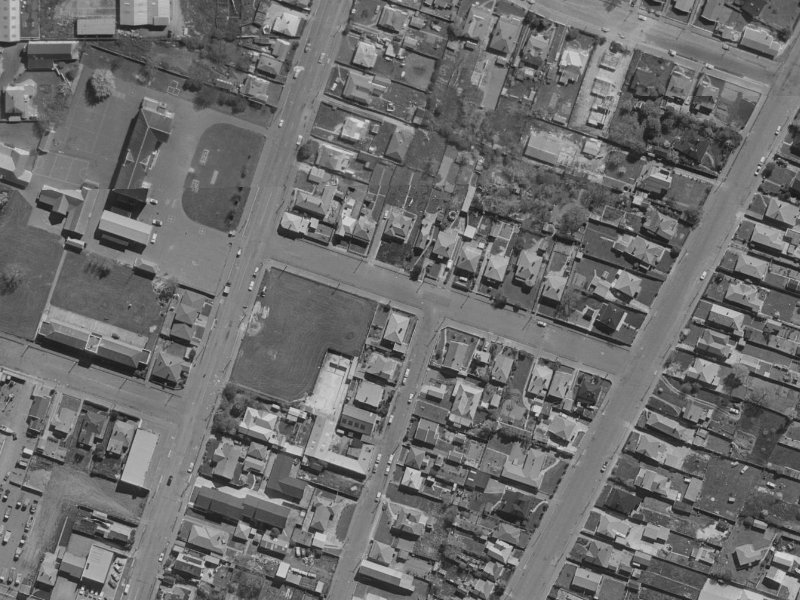 7-15 Cross Street from the air, 1970-1974