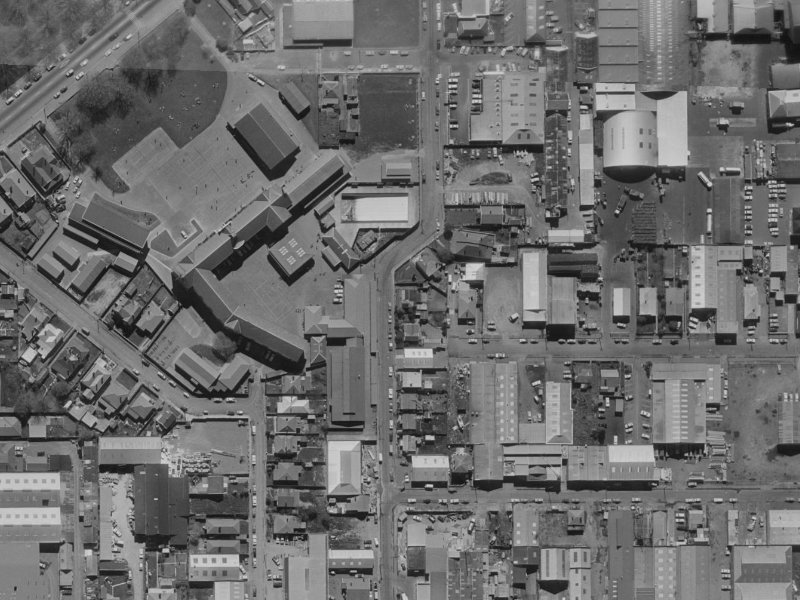 34 Stewart Street from the air, 1970-1974