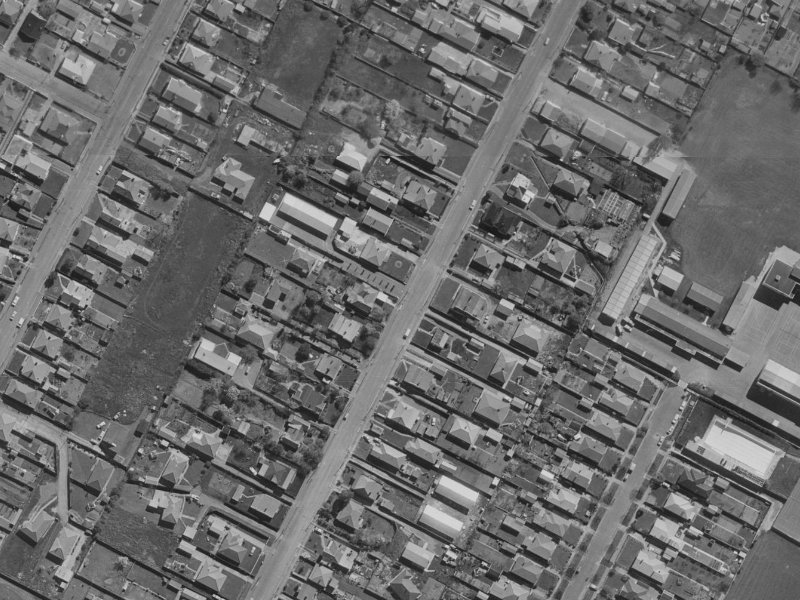 73 Bordesley Street from the air, 1970-1974