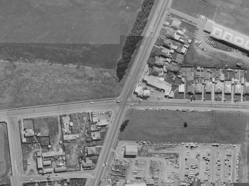 50 Carmen Road from the air, 1970-1974
