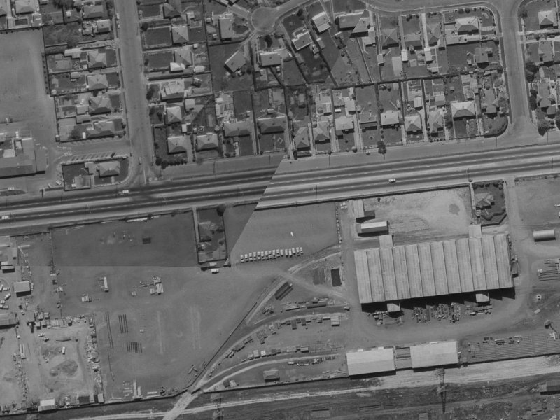 231 Blenheim Road from the air, 1970-1974