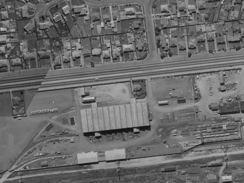 3/213 Blenheim Road from the air, 1970-1974