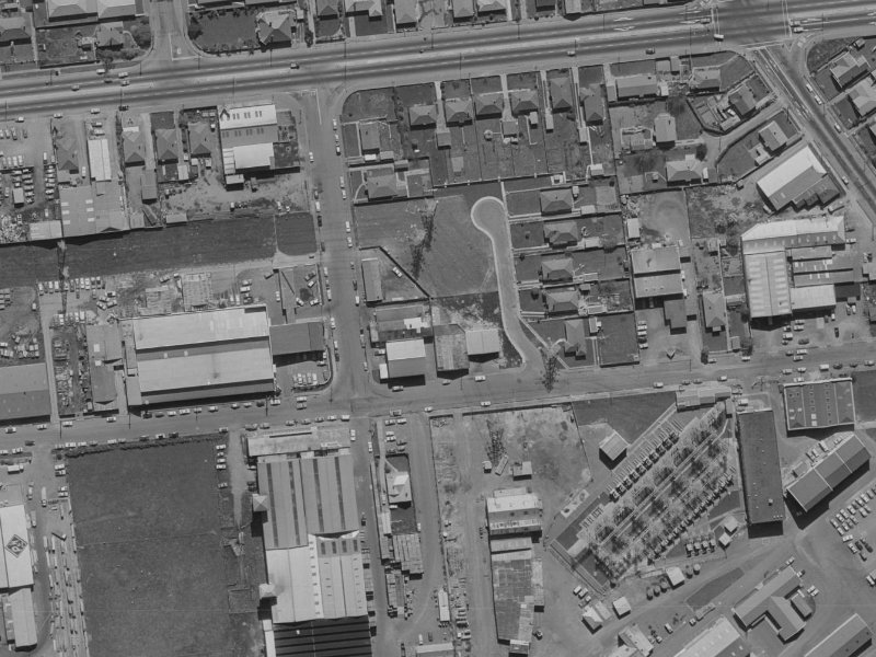 52 Princess Street from the air, 1970-1974