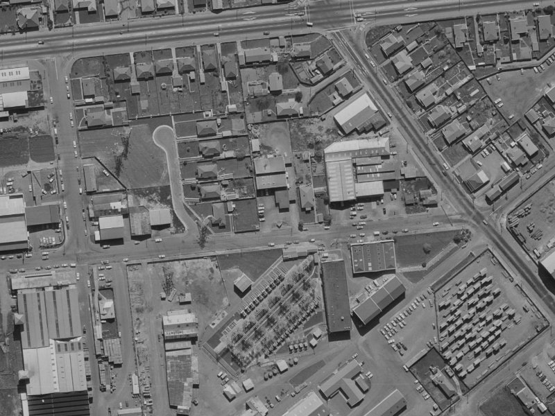 18 Princess Street from the air, 1970-1974