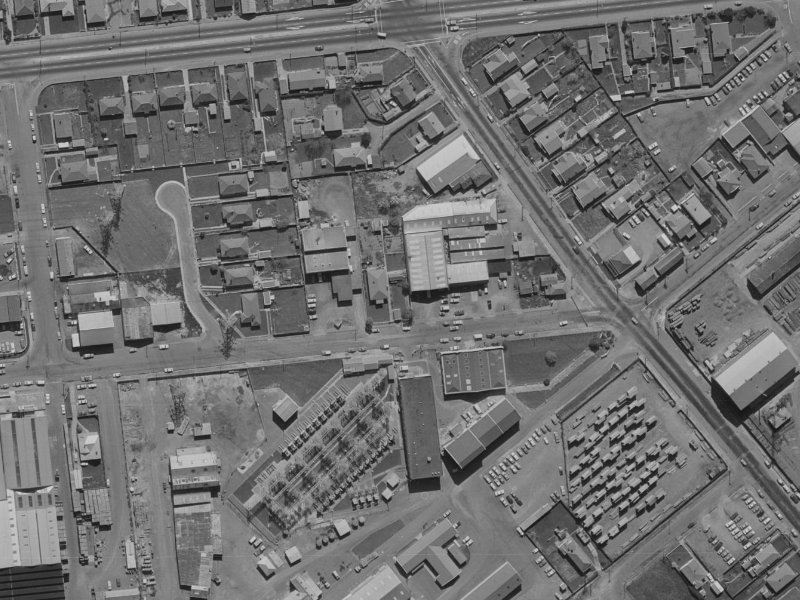 16B Princess Street from the air, 1970-1974