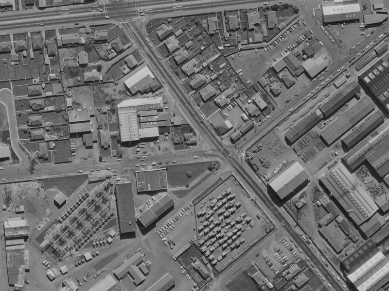 81 Clarence Street from the air, 1970-1974