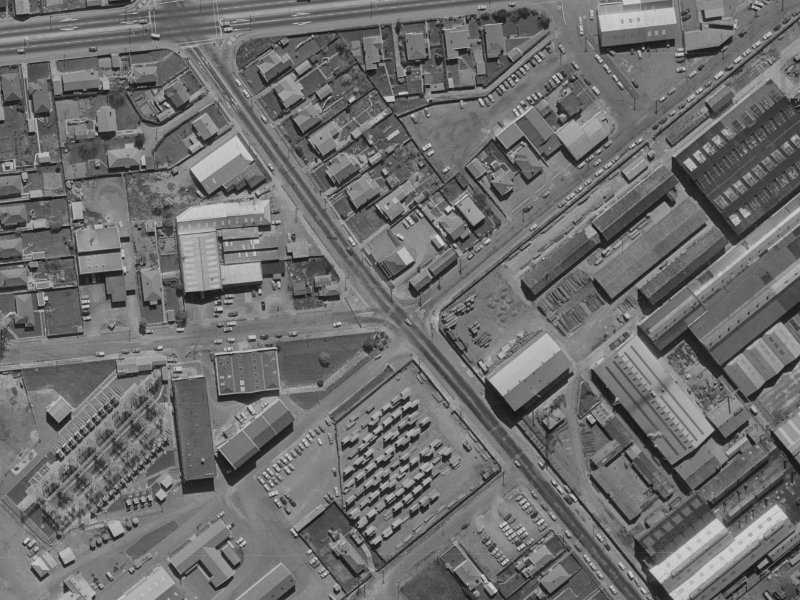 32 Clarence Street from the air, 1970-1974