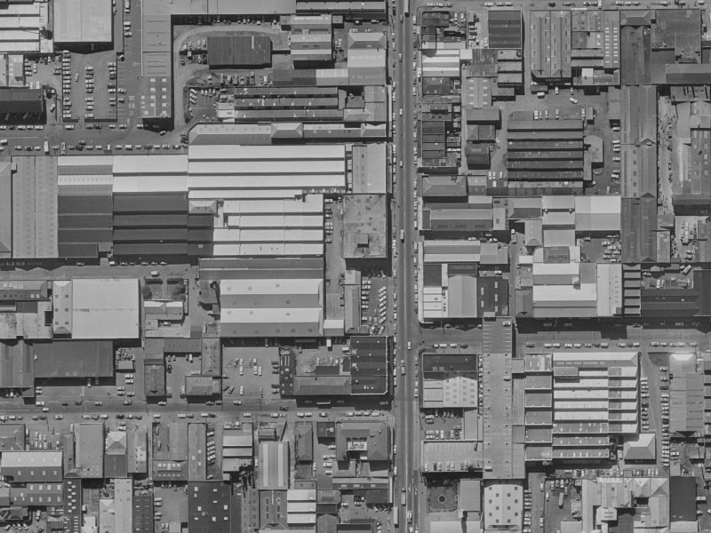 37E Bath Street from the air, 1970-1974