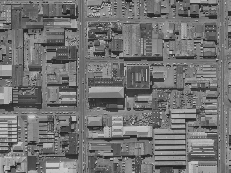 145A Madras Street from the air, 1970-1974