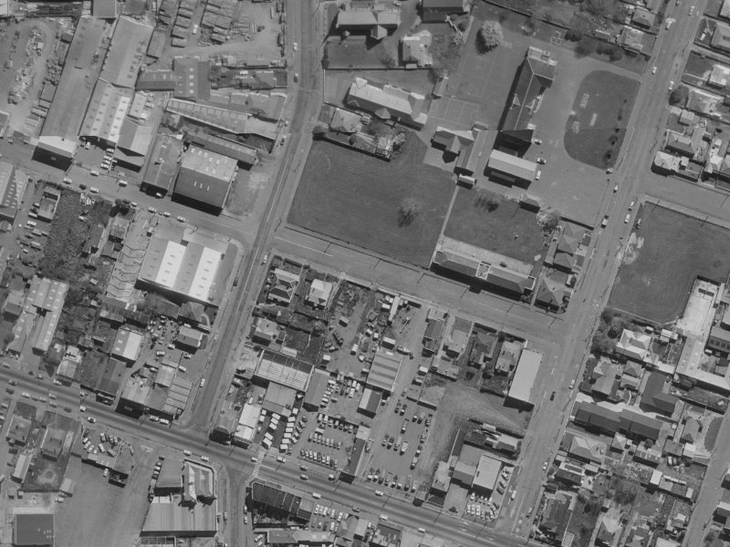 Hill View Road from the air, 1970-1974