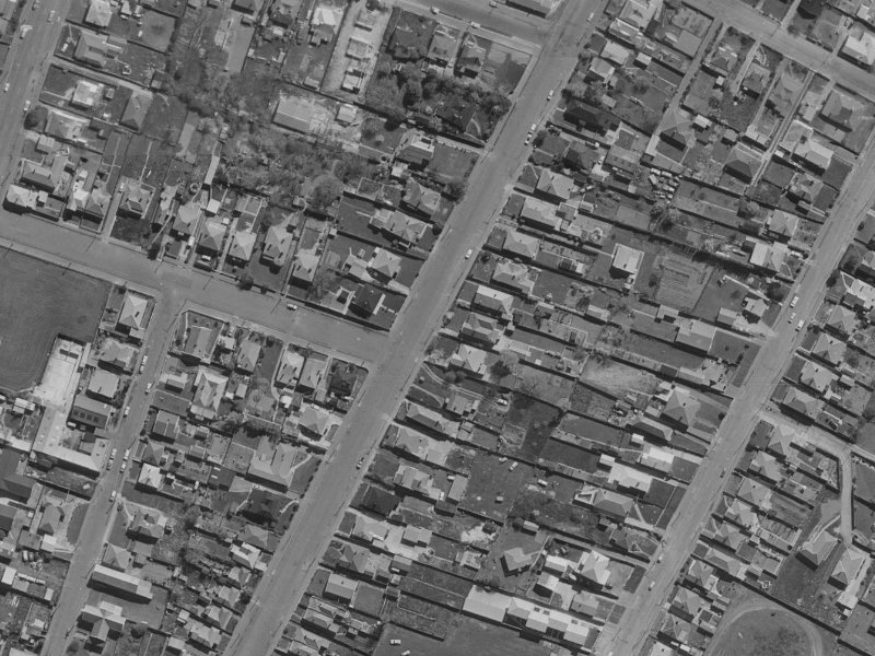 45 Mathesons Road from the air, 1970-1974