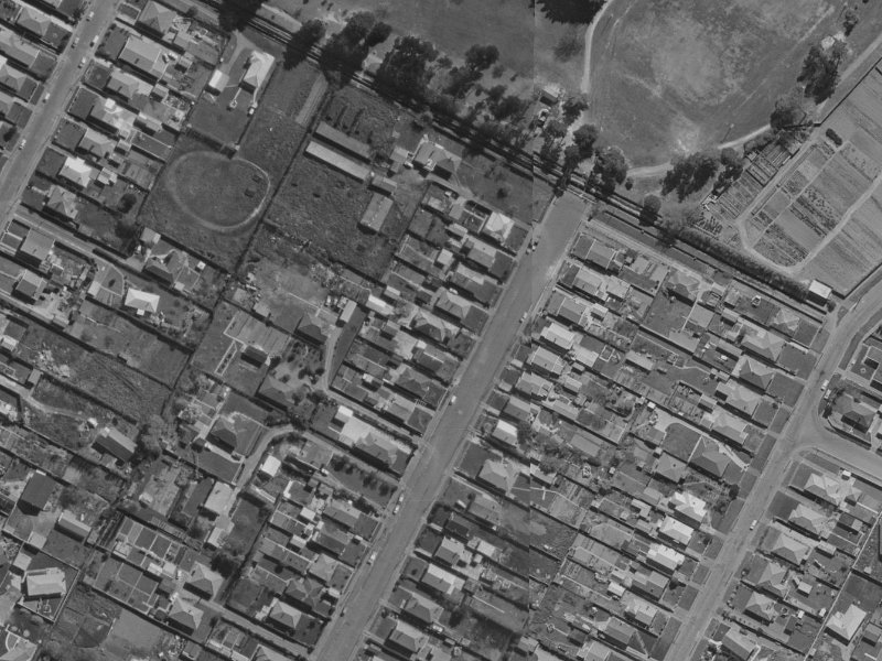 109 Mackworth Street from the air, 1970-1974