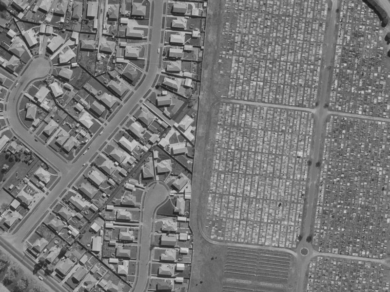 24 Damien Place from the air, 1970-1974