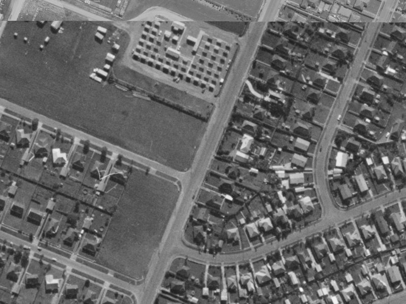 26 Gilberthorpes Road from the air, 1970-1974