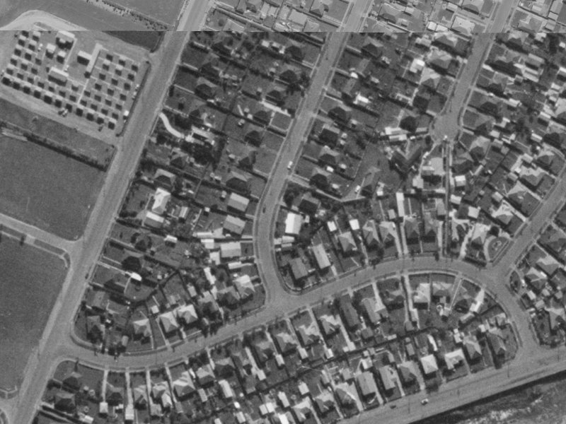 7 Amuri Street from the air, 1970-1974