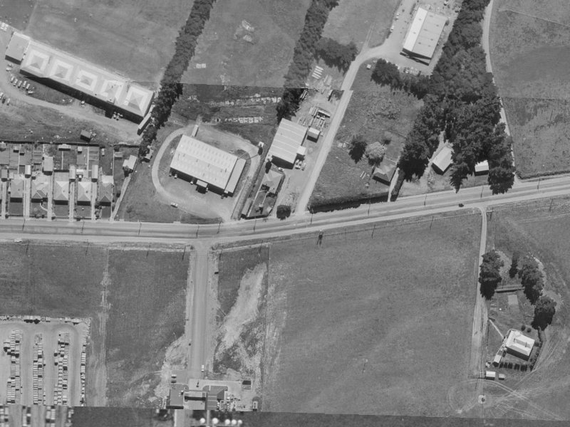 152-156 Waterloo Road from the air, 1970-1974