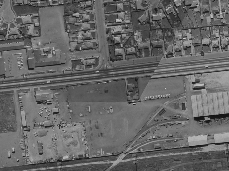 241 Blenheim Road from the air, 1970-1974