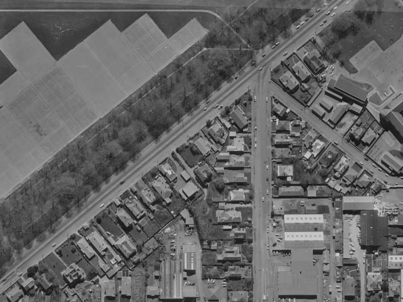 485 Selwyn Street from the air, 1970-1974