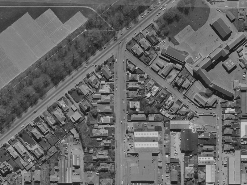 498A Selwyn Street from the air, 1970-1974