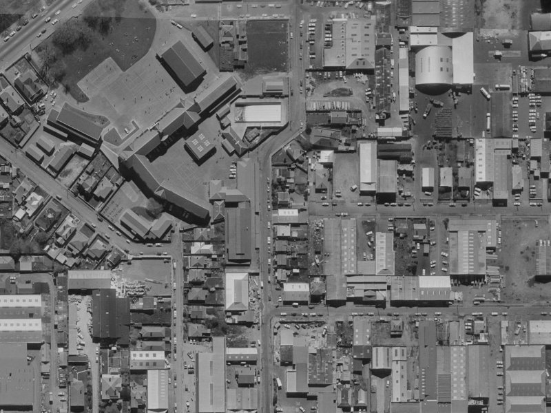 28 Stewart Street from the air, 1970-1974