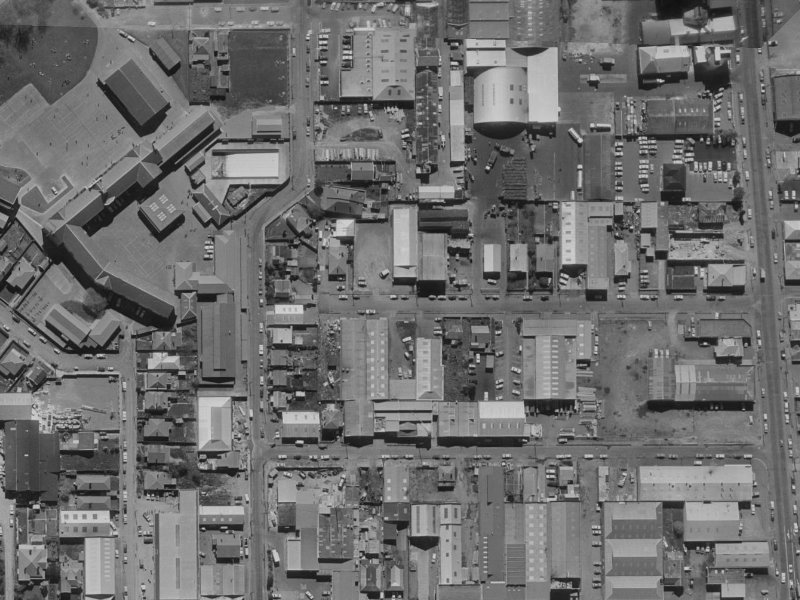 6 Balfour Terrace from the air, 1970-1974