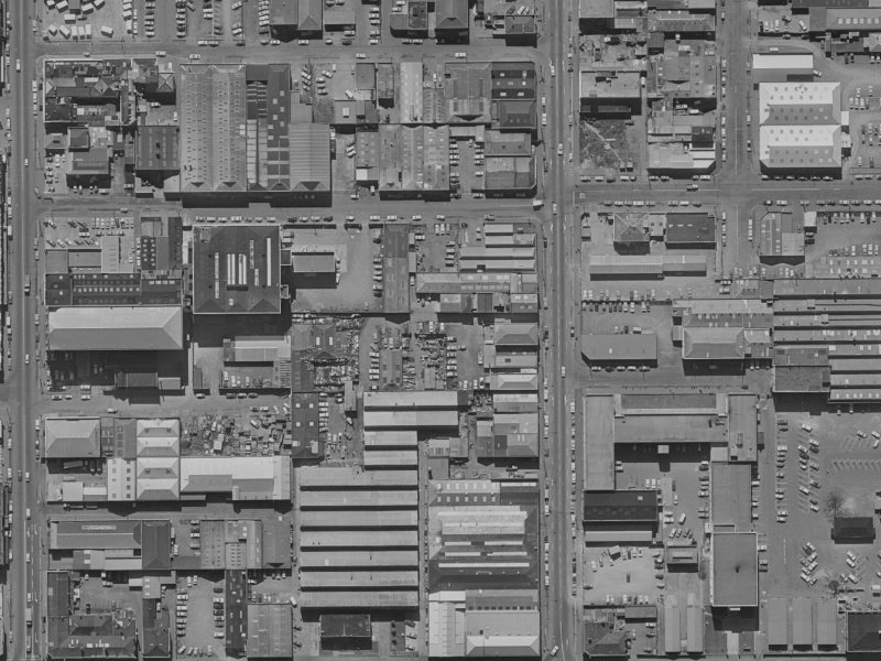 Rope Street from the air, 1970-1974