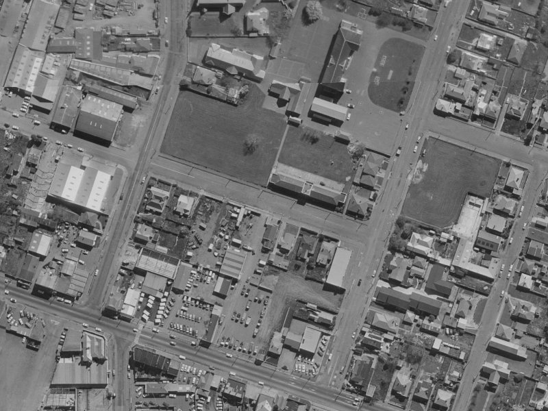 Hillview Road from the air, 1970-1974