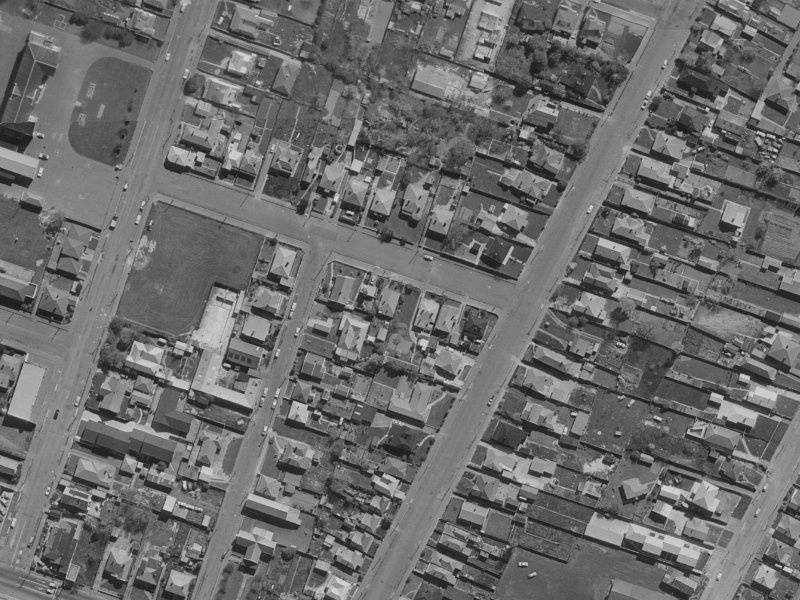 26 Cross Street from the air, 1970-1974