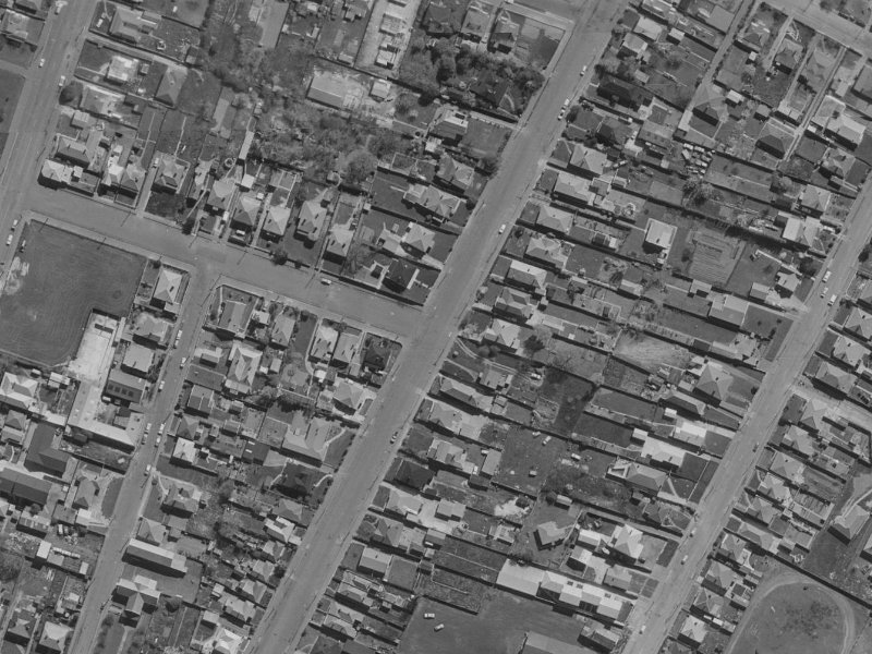 44 Mathesons Road from the air, 1970-1974