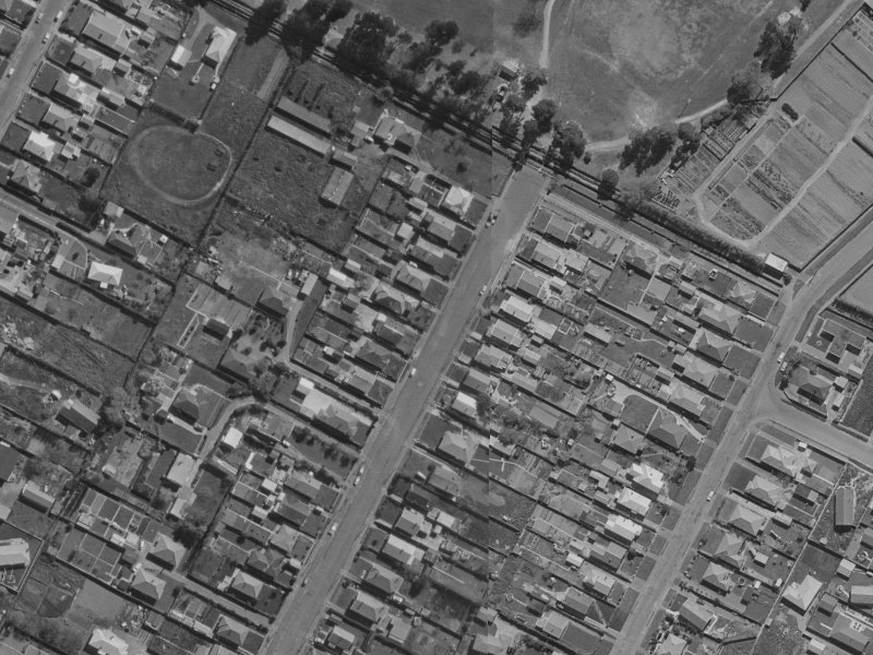 107 Mackworth Street from the air, 1970-1974
