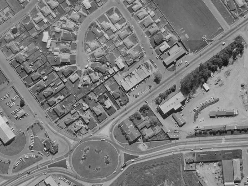 148B Main South Road from the air, 1970-1974