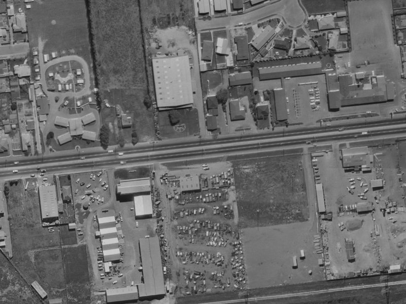 275 Blenheim Road from the air, 1970-1974