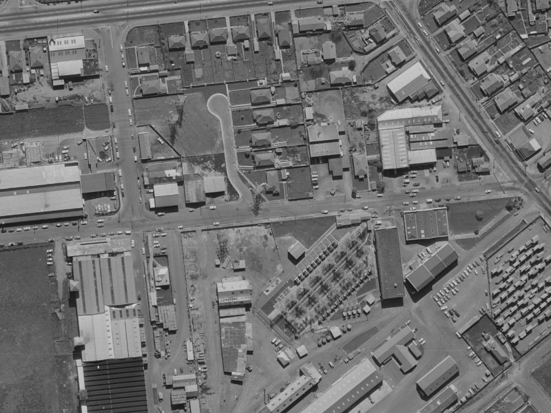 2 Sarjeant Street from the air, 1970-1974