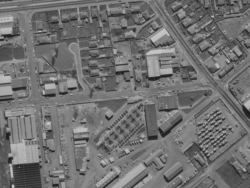 33 Princess Street from the air, 1970-1974